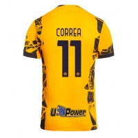 Inter Milan Joaquin Correa #11 Fotballklær Tredjedrakt 2024-25 Kortermet